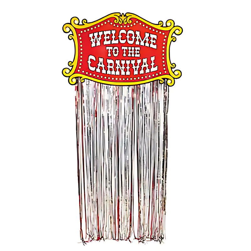 Large Carnival Wall / Door Decoration with Fringe