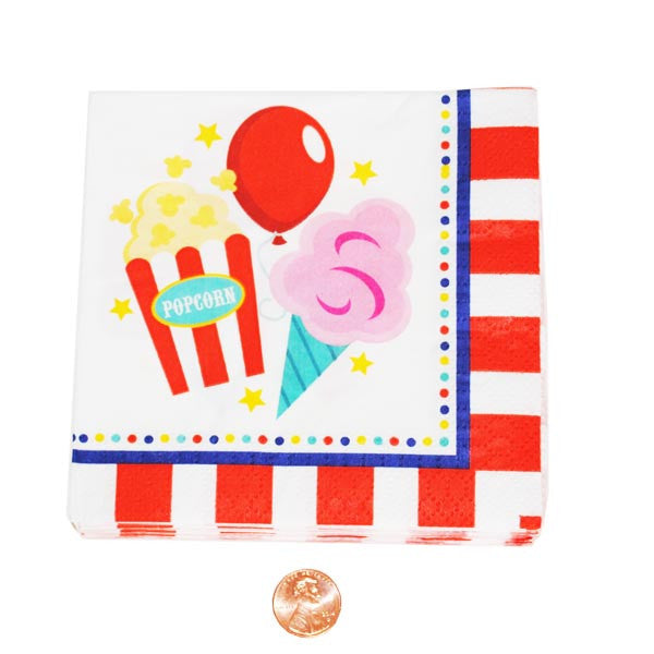 Paper Carnival Beverage Napkins (16/package)