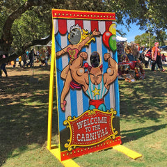 Plastic Carnival Photo Booth Prop