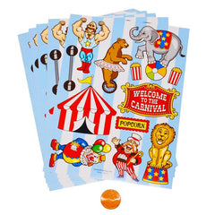 Carnival Stickers (24 total sticker sets in 2 bags) 35?› each