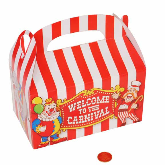 Carnival Party Treat Box (24 total treat boxes in 2 bags) 41?› each