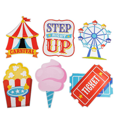 Carnival Wall Decorations (6 fun designs)