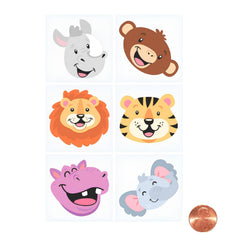 Cartoon Animal Themed Tattoos (144 total tattoos in 2 packages) 6?› each