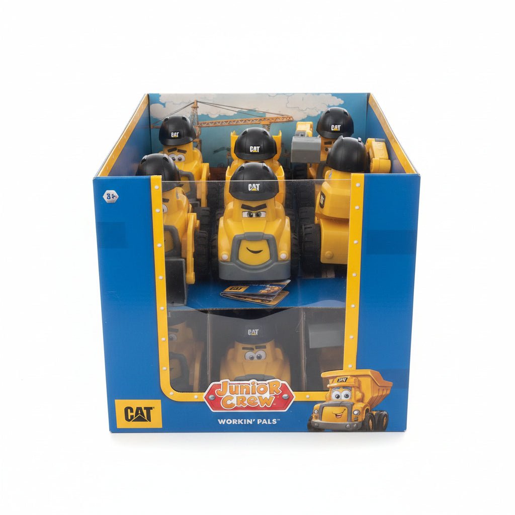 CAT Junior Crew Workin' Pals 12-Piece Assorted Construction Vehicles