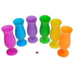 Cheap Plastic Hurricane Glasses (24 total cups in 2 boxes) $1.27 each