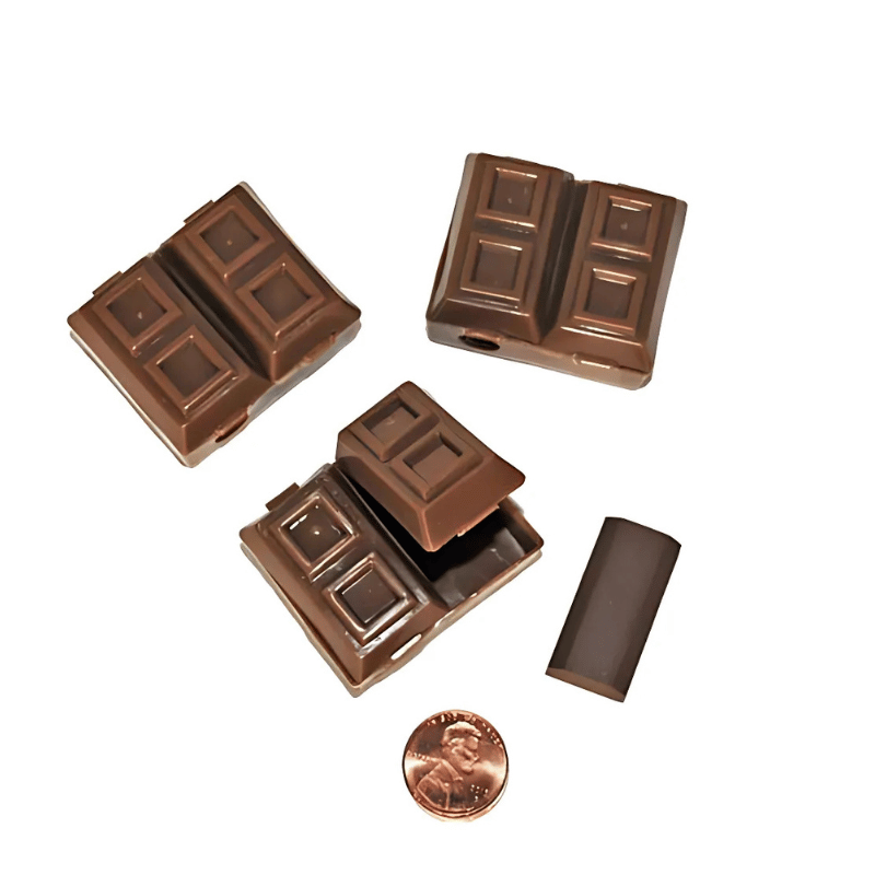 Chocolate Bar Pencil Sharpener & Eraser Set (24 total sets in 2 bags) 57?› each