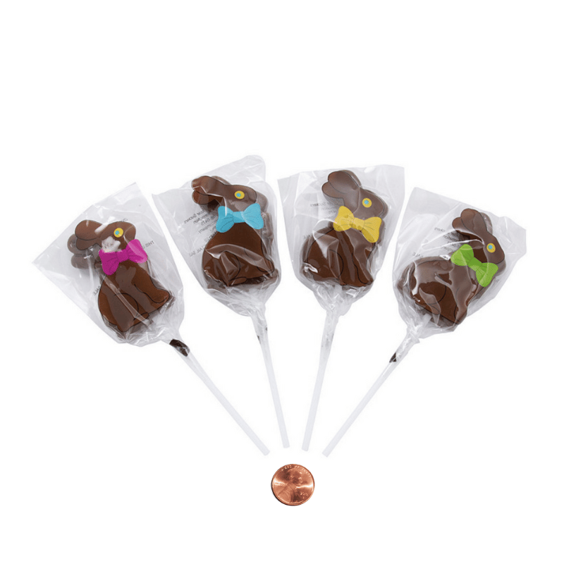 Chocolate Flavored Bunny Suckers (24 total bunnies in 2 boxes) 48?› each
