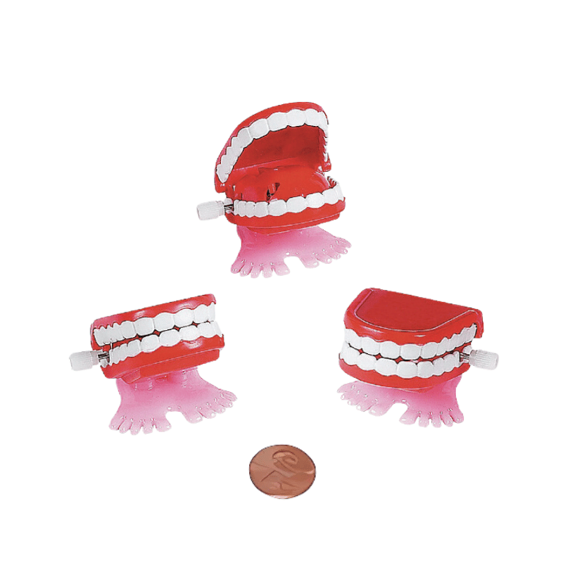 Chomping Teeth Windup toy (24 total toys in 2 bags) 91?› each