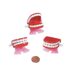 Chomping Teeth Windup toy (24 total toys in 2 bags) 91?› each