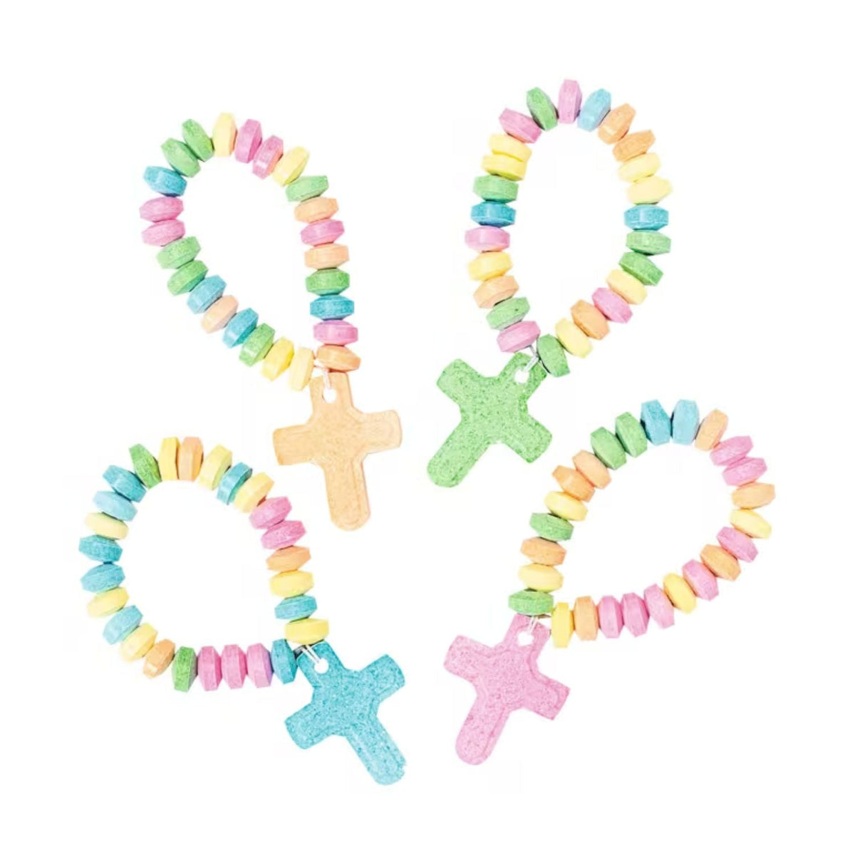 Cross Candy Bracelet (24 total bracelets in 2 bags) 34?› each