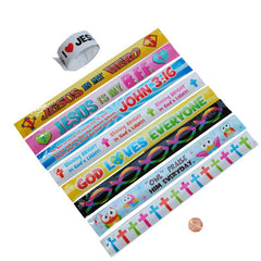 Christian Slap Bracelets (50/package) 42?› each