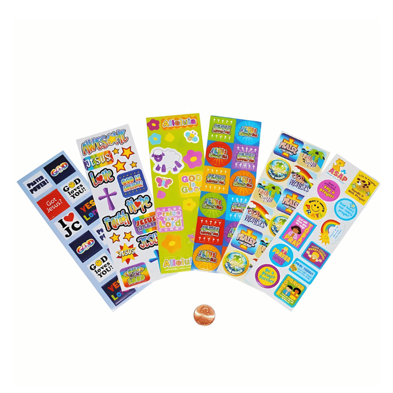 Christian Mega Sticker Set (100/package) 18?› each 1200+ Stickers