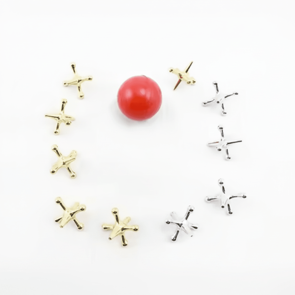 Classic Jacks Set | 10 Jacks + Ball |