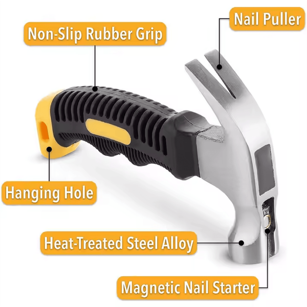 Compact Claw Hammer -Shorty Hammer ƒ?? 6.25ƒ?�