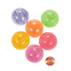 Rubber Neon Confetti Bouncing Balls (24 total balls in 2 bags) 48?› each