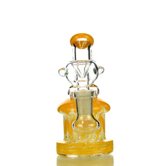 4.5” Fancy Mini Bong with Rod Color and 14mm Male Bowl
