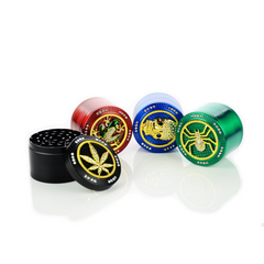 63mm Zinc Grinder - 4 Parts - Display of 6 Pcs