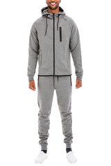 MENS FULL ZIP SWEAT PANT SWEAT SET
