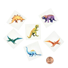 Cool Dinosaur Temporary Tattoos (144 total tattoos in 2 bags) 6?› each