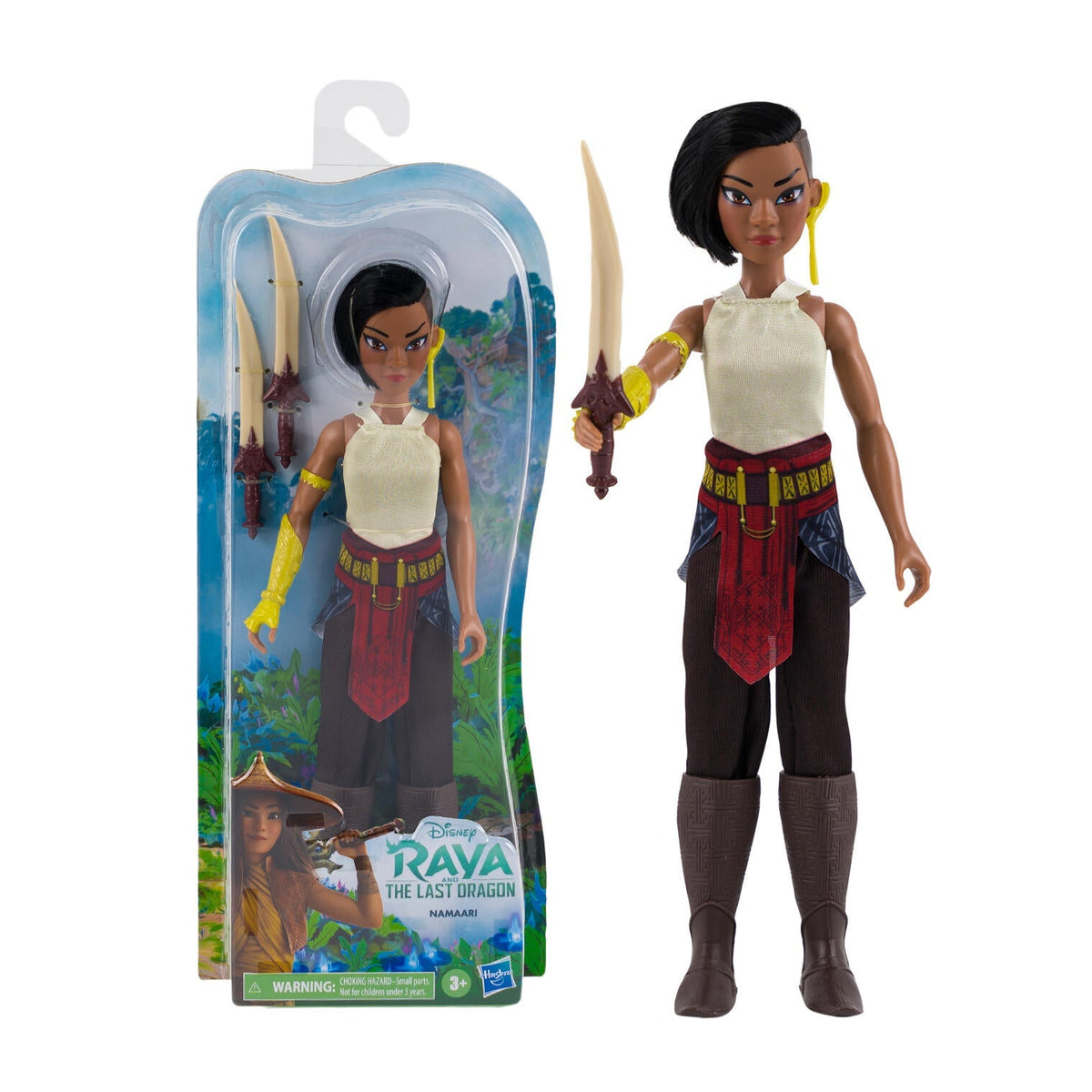 Disney Raya and the Last Dragon ƒ?? Namaari Fashion Doll | 5-Point Articulation & Swords