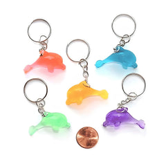 Plastic Dolphin Keychains (96 total keychains in 2 bags) 15?› each