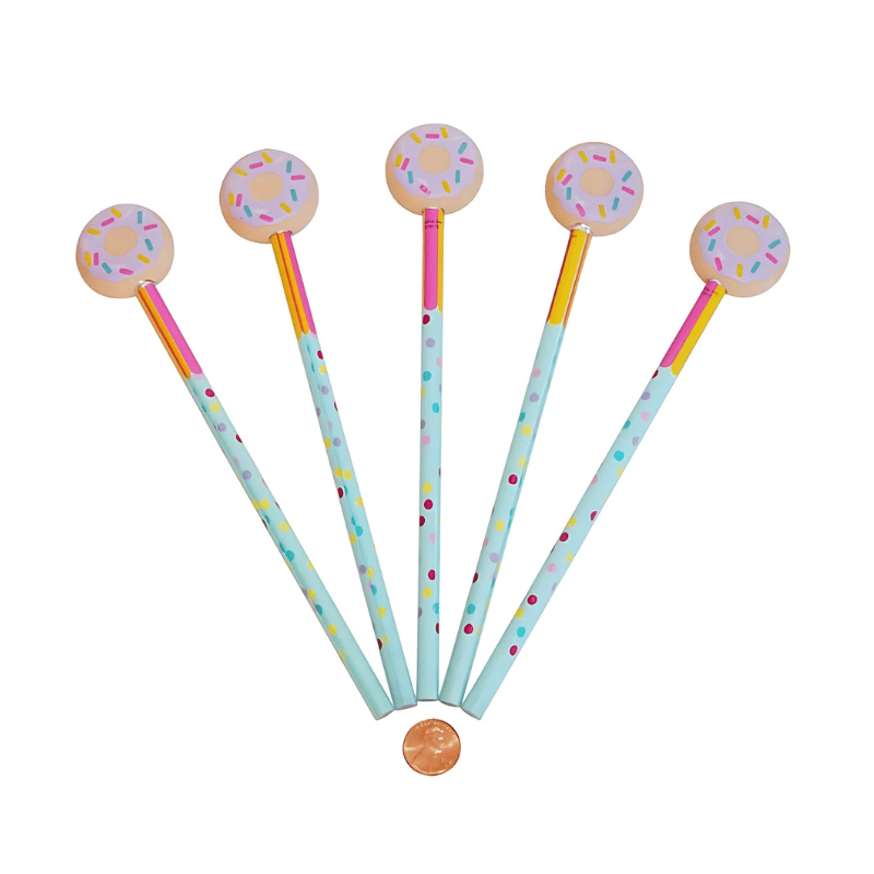 Sweet Treat Pencils with Donut Erasers (24 total pencils in 2 bags) 73?› each