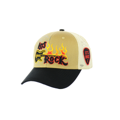 Let's Rock Hat Embroidered Snapback