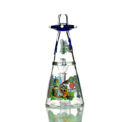 8" UFO Bong Water Pipe with 14mm Male Bowl