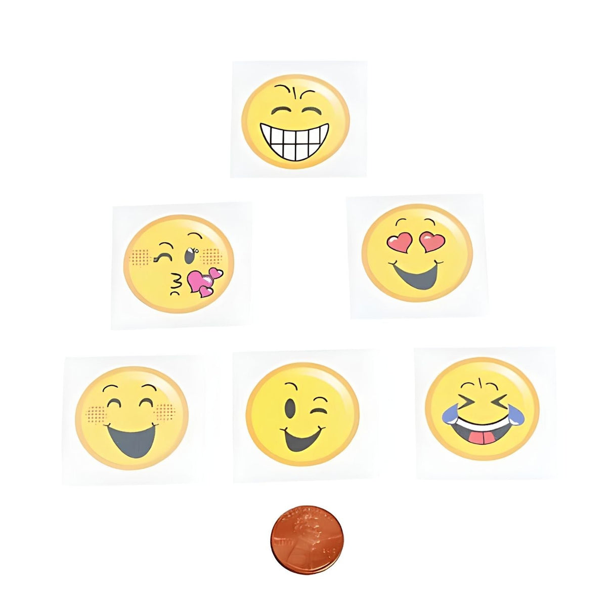 Emoji Kids Removable Tattoos (144 total tattoos in 2 packages) 6?› each