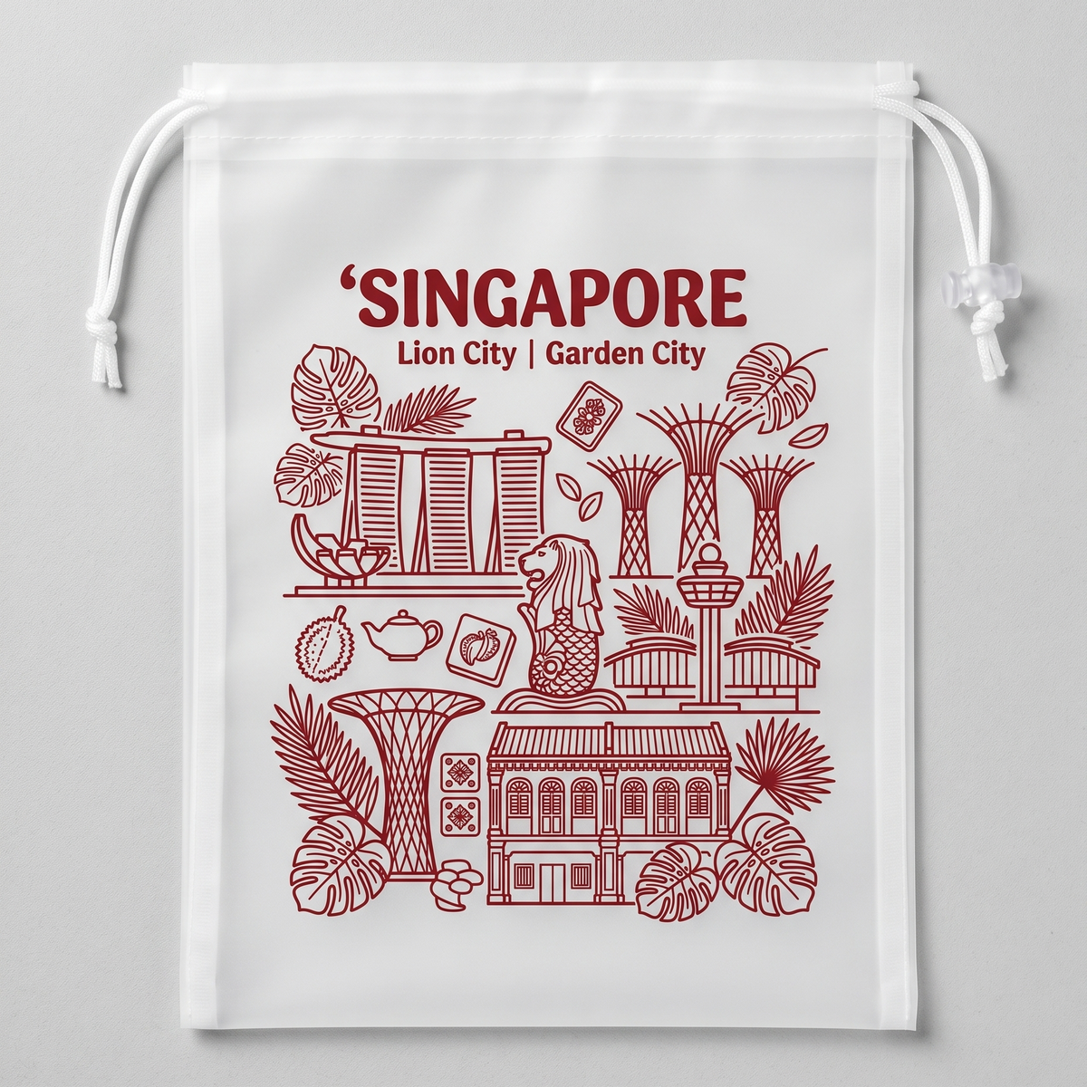 A5 EVA Drawstring Bag