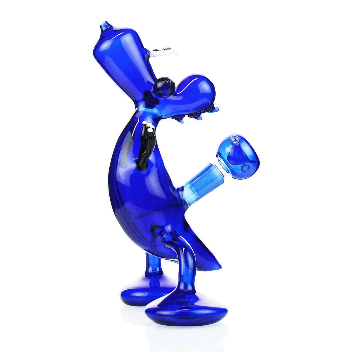 8" Dancing Dog Bong with 14mm Male Bowl Included