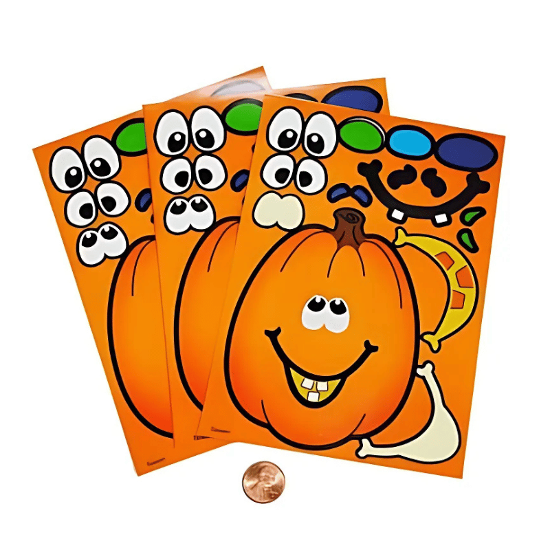Make-a-Pumpkin Stickers (Makes 24 total pumpkins in 2 bags) 31?› each