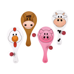 Farm Animal Paddle Ball Games (24 total games in 2 bags) 66?› each
