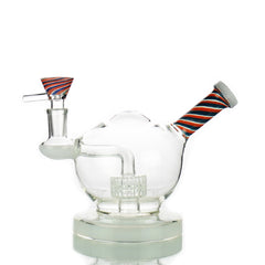 6.5" Water Pipe Sphere Glass Bong with 14mm Male Bowl