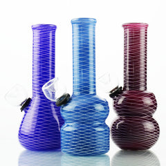 5" Mini Color Bong with Net Design