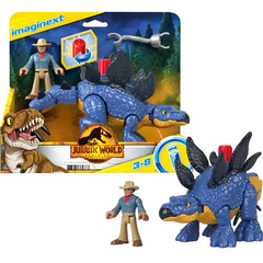 Fisher-Price Imaginext Jurassic World Stegosaurus Playset ƒ?? Dr. Alan Grant & Thrashing Dino