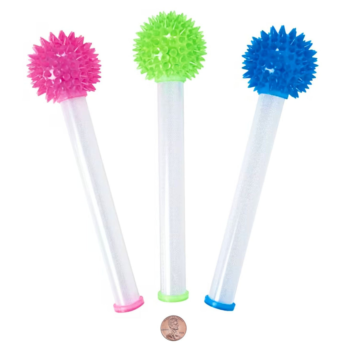 Flashing Spiky Ball Sticks (12/package) $2.45 each