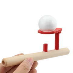 Floating Ball Pipe Game for Kids ƒ?? Wooden Blow Pipe Toy
