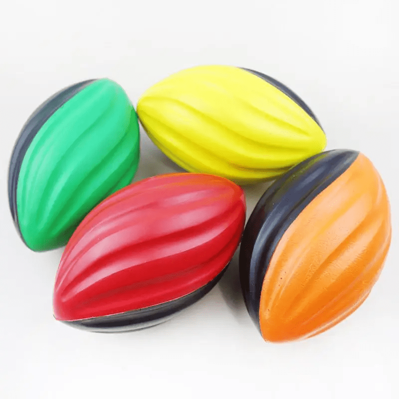 Fun Size 5" Footballs | Soft Squeeze Stress Toy | Shoebox & Bulk Gift Ready | Ages 3+