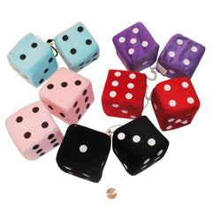 Hanging Fuzzy Dice (24 total dice sets in 2 bags) $1.60 each
