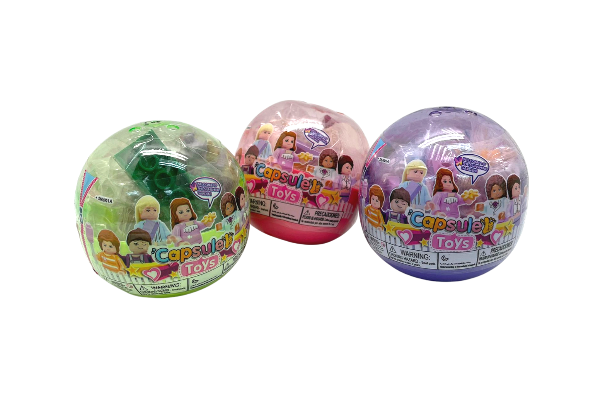 Girl Themed Building Block Capsule Toys