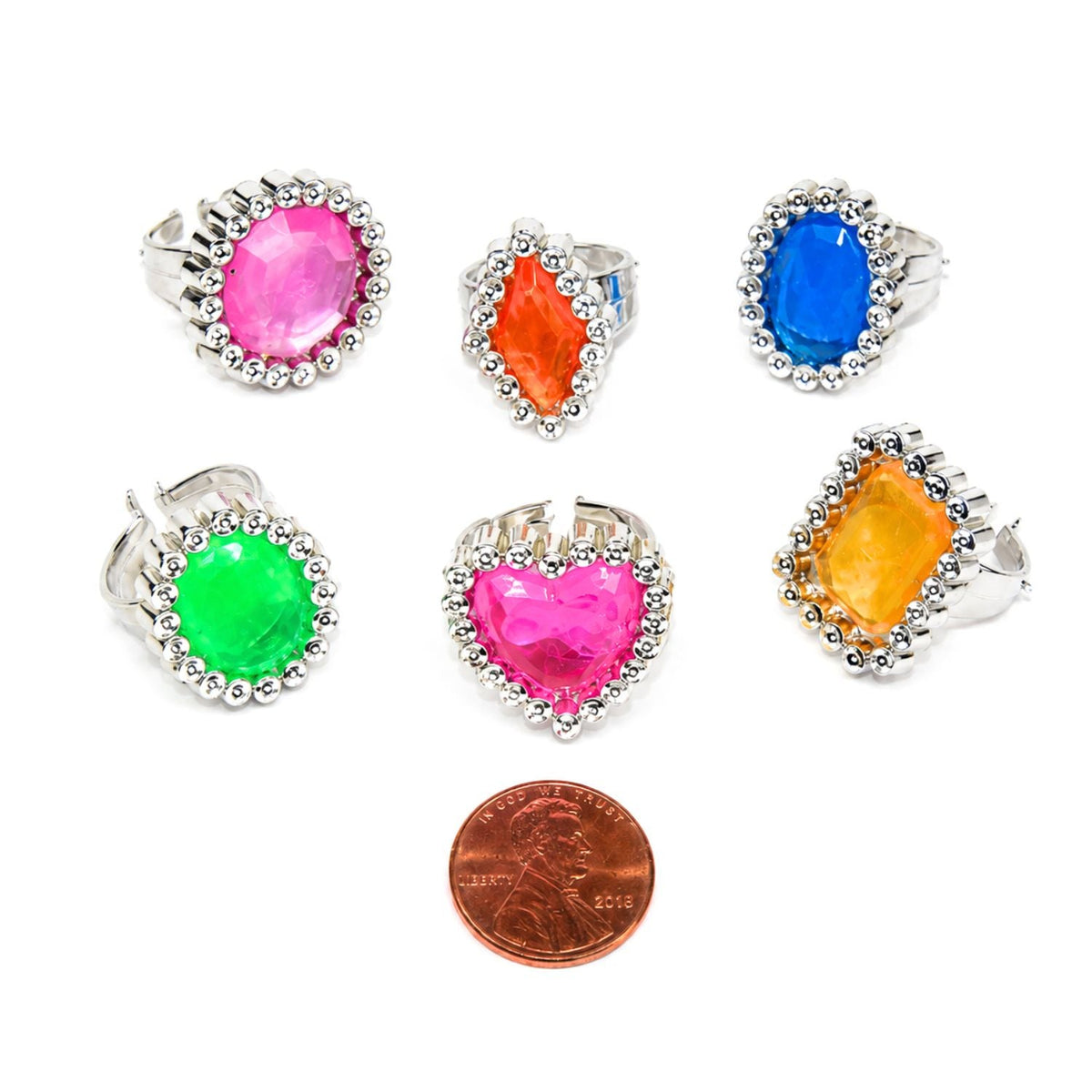 Plastic Glamour Rings (144 total glamour rings in 2 bags) 14?› each