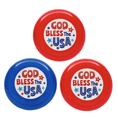 God Bless The USA Mini Flying Disks (144 flyers in 2 bags) 23?› each