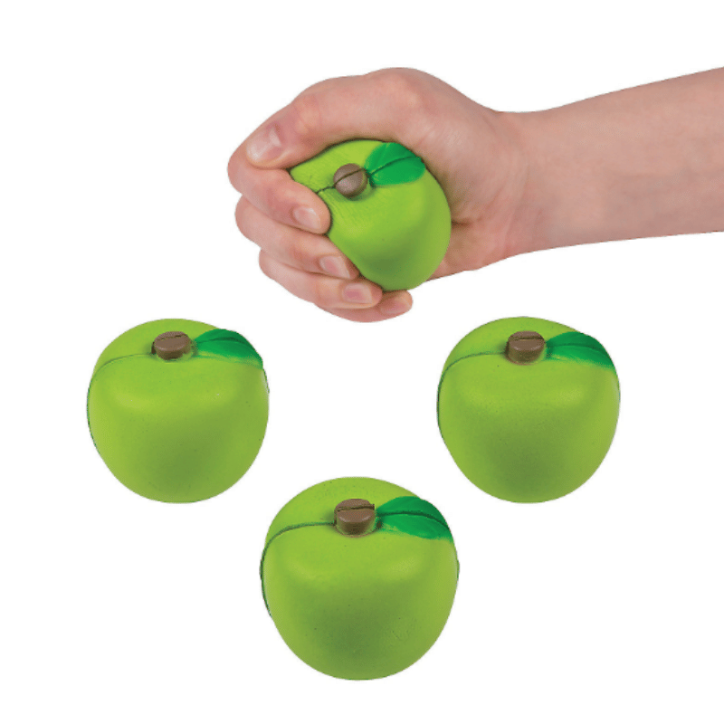 Foam Relaxable Green Apples (24 total apples in 2 boxes) 98?› each