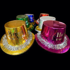Mettalic Happy New Year Party Hats
