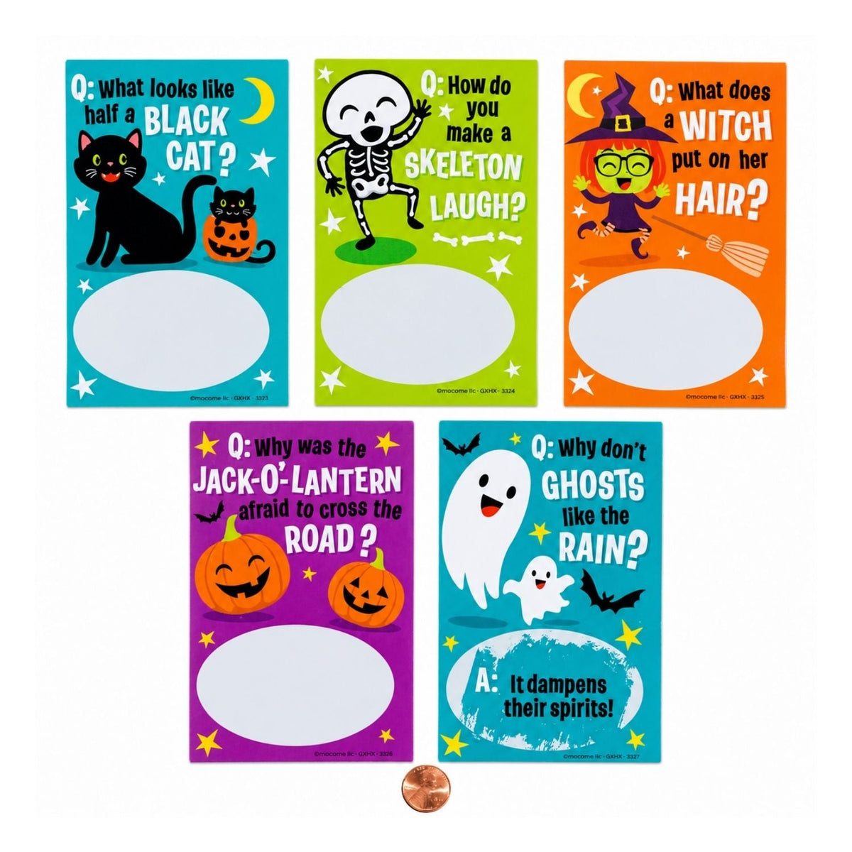 Kids Halloween Joke Scratch-Off Cards (50/package) 14?› each