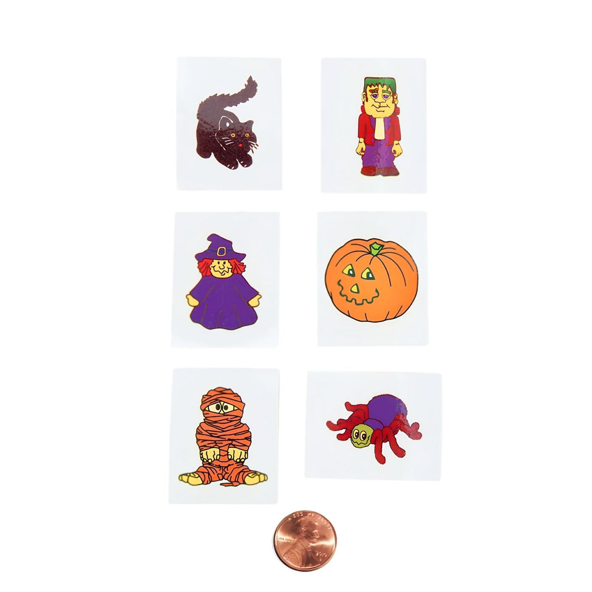 Halloween Temporary Glow in the Dark Tattoos (144 total tattoos in 2 bags) 7?› each