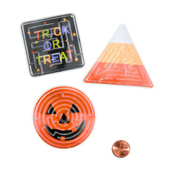 Halloween Design Maze Puzzles (48 total puzzles in 2 bags) 24?› each
