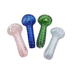 4.5" Bubble Trap Art Hand Pipe Spoon
