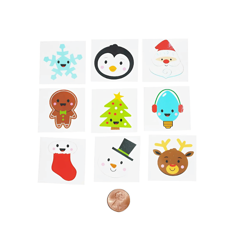Holiday Character Tattoos (144 total pieces in 2 bags) 6?› each